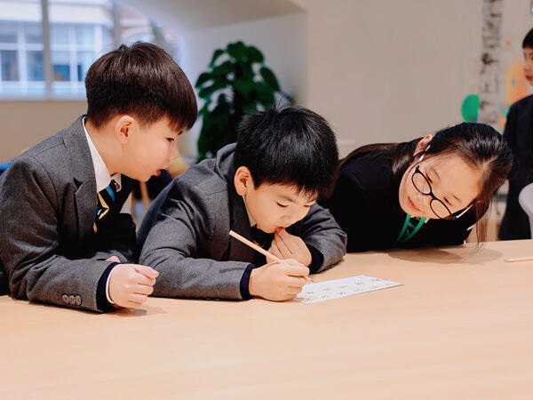 在校100天庆典,南通惠立学校
